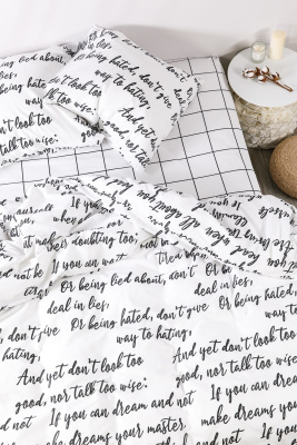 КПБ Леттеринг инверсия бязь сем