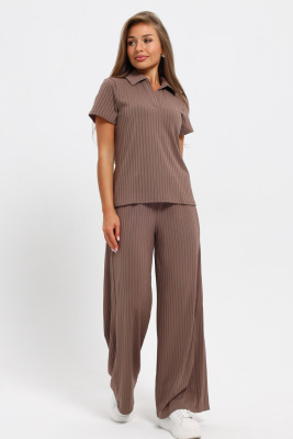 Костюм женский 26009К темно-коричневый